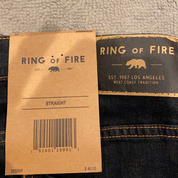 Ring of fire Jean shorts - Picture 4 of 4